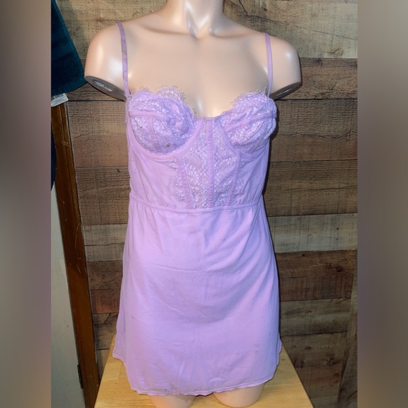 Urban Outfitters Dresses & Skirts - Urban Outfitters lilac lace corset mini dress